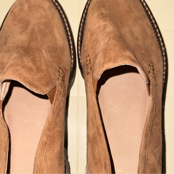 J. Jill Shoes - J.Jill suede leather loafers lug sole brand new 9